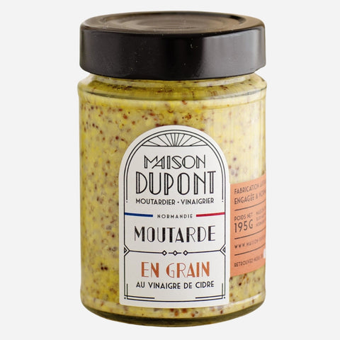 Maison Dupont French Mustard with Grains 195g